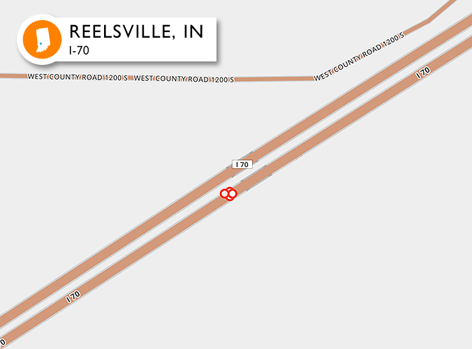Accidents on one of the worst roads in Reelsville, IN