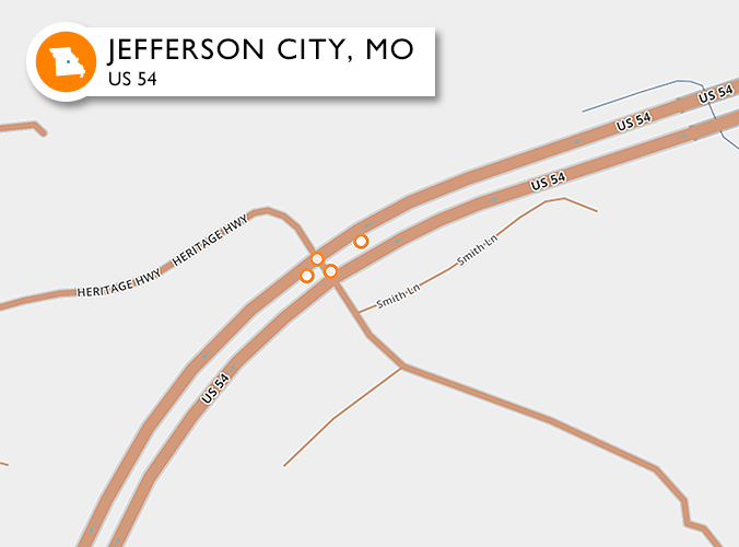 Accidents on one of the worst roads in Jefferson City, MO