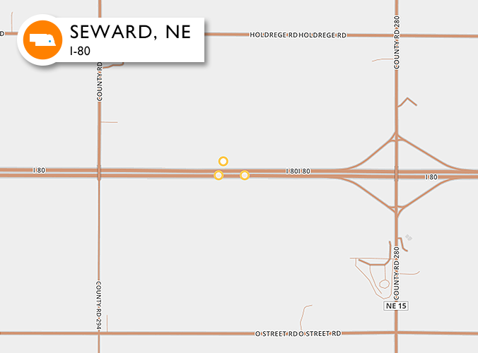 Accidents on one of the worst roads in Seward, NE