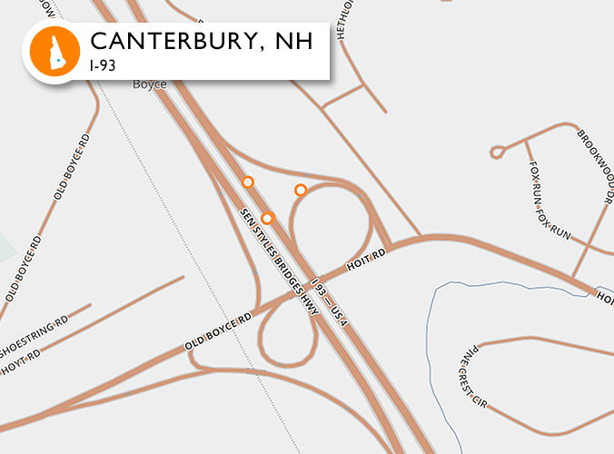 Accidents on one of the worst roads in Canterbury, NH